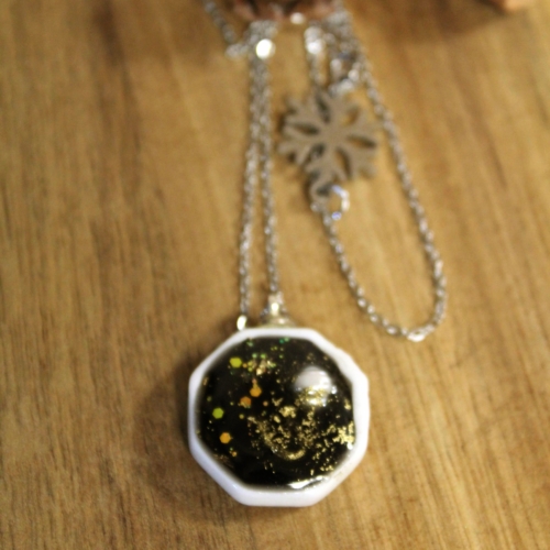 Колие "Snow in gold"